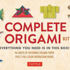 Complete Origami Kit: Everything You Need Is in This Box! [Origami Kit with 2 Books, 96 Papers, 30 Projects]
