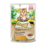 Stuzzy Cat Kitten Chunks bucăți de pui &icirc;n sos 85 g