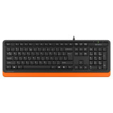 Cumpara ieftin TASTATURA A4TECH &amp;quot;Fstyler USB&amp;quot; cu fir 104 taste format standard USB negru &amp;amp;amp;amp; portocaliu &amp;quot;FK10 Orange&amp;quot; (include TV 0.75