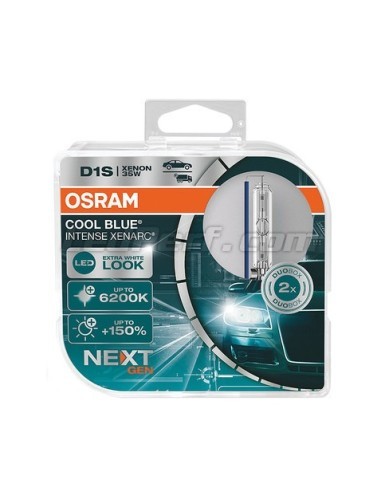 Set 2 becuri auto xenon D1S Osram Xenarc Original Cool Blue Intense Next Gen +150% 85V 35W