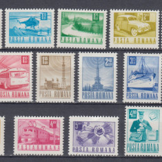 ROMANIA 1971 LP 760 UZUALE SERIE MNH