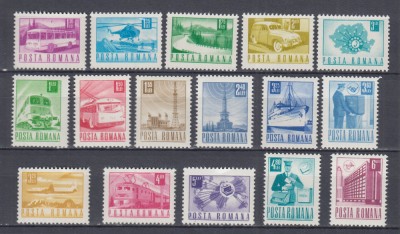 ROMANIA 1971 LP 760 UZUALE SERIE MNH foto