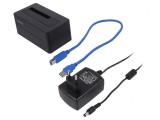 Stație de Andocare cu LED Neagră QP0026