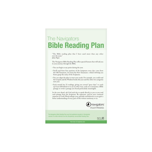 The Discipleship Journal Bible Reading Plan 25-Pack