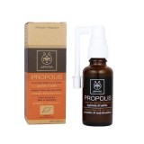 Cumpara ieftin Spray G&acirc;t Apivita Propolis Organic, Miere și Eucalipt, 30ml. Antiviral, Antibacterian, Antiseptic. Copii +6 ani