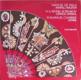 Disc vinil, LP. AMORUL VRAJITOR, CAPRICIU SPANIOL, ESPANA-Manuel De Falla, N. A. Rimski-Korsakov, Emmanuel -256373, Electrecord