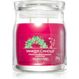Yankee Candle Sparkling Winterberry lum&acirc;nare parfumată Signature 368 g