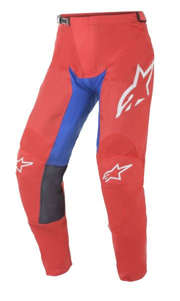Pantaloni Moto Alpinestars Mx Racer Supermatic Alb / Rosu / Albastru Marimea 34 3721521/3172/34