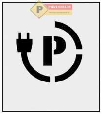 Marcaj pentru statie de incarcare electrica foto
