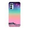 Husa compatibila cu Oppo A76 model Color vibe mountains, Silicon, TPU, Viceversa, Transparent, Carcasa