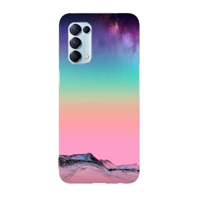 Husa compatibila cu Oppo A74 model Color vibe mountains, Silicon, TPU, Viceversa foto