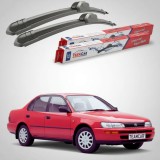 Cumpara ieftin Ștergătoare Toyota Corolla E10 Sedan 1992-1997 | Set Față Flat &ndash; TeamCar&reg;