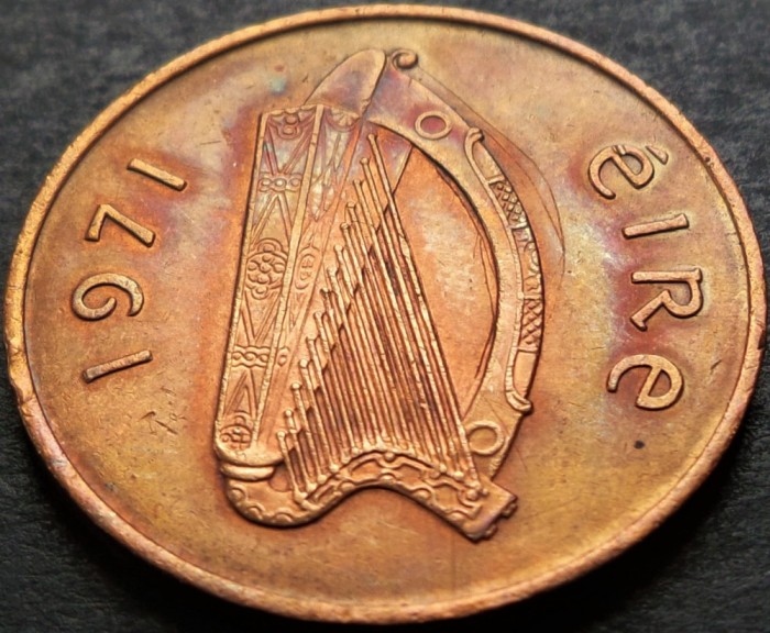 Moneda 2 PENCE - IRLANDA, anul 1971 * cod 4708