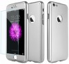 Husa Full Cover (fata + spate + geam sticla) pentru Apple iPhone 6 Plus / 6S Plus, Silver