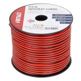 Cablu difuzor CCA 2x1mm&sup2; 100 m 5A AMiO pentru instalatii audio