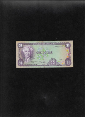 Jamaica 1 dollar 1986 seria452419 foto