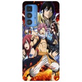 Husa compatibila cu Motorola Moto G51 5G model Fairy tail anime, Silicon, TPU, Viceversa, Transparent, Carcasa