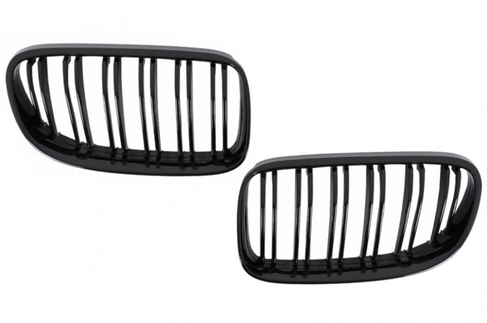 Grile Centrale BMW Seria 3 E92 E93 Coupe Convertible PreLCI (2006-2009) Double Stripe M-Package Sport Design Performance AutoTuning