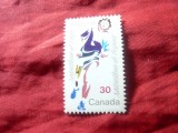 Serie 1 valoare Canada 1982 Sport - Maraton Terry Fox, Nestampilat