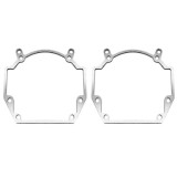 Set 2 rame adaptoare pentru inlocuirea lupelor la VW Touareg, Renault Megane, Opel Vectra C, Porsche Cayenne 955, Saab 9-5 - HPB-014