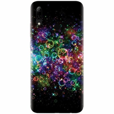 Husa silicon pentru Huawei P Smart 2019, Rainbow Colored Soap Bubbles foto