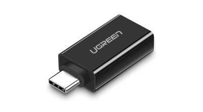 UGREEN US173 Adaptor USB-A 3.0 - USB-C 3.1 (negru) foto