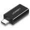 UGREEN US173 Adaptor USB-A 3.0 - USB-C 3.1 (negru)