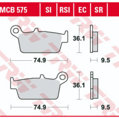 Set placute frana spate Yamaha Honda GasGas Husqvarna Kawasaki Suzuki