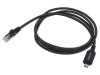 Cablu LOGILINK USB 3.2 USB-C - RJ45 Cat 6 2m negru nichelat