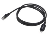 Cablu LOGILINK USB 3.2 USB-C - RJ45 Cat 6 2m negru nichelat