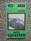 Muntii Capatanii (Capatinii) de Nae Popescu + harta. Colectia Muntii Nostri