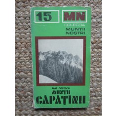 Muntii Capatanii (Capatinii) de Nae Popescu + harta. Colectia Muntii Nostri