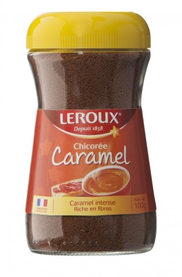 CICOARE SOLUBILA CARAMEL LEROUX 100GR foto