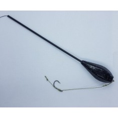 Montura pescuit cu plumb in-line, cu auto-intepare, carlig legat pe fir de par classic