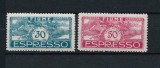 Fiume 1920 Definitives Mi.112-113 MH DE.211, Nestampilat