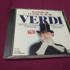 CD VERDI MASTERS OF CLASSICAL MUSIC VOL 10 ORIGINAL