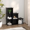 VidaXL Organizator cub de depozitare, 6 cuburi, negru, PP 340548
