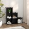 vidaXL Organizator cub de depozitare, 6 cuburi, negru, PP 340548