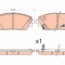 TRW GDB3592 COTEC set placute frana,frana disc