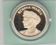 Romania 2019 50 bani Regina MARIA - Proof in capsula foto