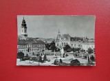 CARTE POSTALA - RPR - ORADEA - VEDERE DIN PIATA VICTORIEI