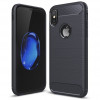 Husa APPLE iPhone XS Max - Carbon (Bleumarin) FORCELL