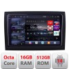Navigatie Fiat ducato 2006- Edotec Kit-DUCATO 8 core QLED 2K 16+512 360 Android Waze USB Navigatie Internet Youtube Radio v1 CarStore Technology