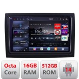 Navigatie Fiat ducato 2006- Edotec Kit-DUCATO 8 core QLED 2K 16+512 360 Android Waze USB Navigatie Internet Youtube Radio v1 CarStore Technology