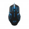 Mouse optic USB gaming, 2400 dpi, 6 butoane, iluminare LED, Albastru