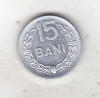 Bnk mnd Romania 15 bani 1975 unc, luciu de batere