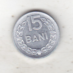 bnk mnd Romania 15 bani 1975 unc, luciu de batere