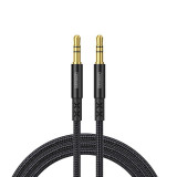 Cablu AUX Audio Stereo Joyroom 3,5 Mm Mini Mufă 2 M Negru (SY-20A1)