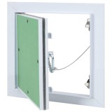 vidaXL Panou Acces Aluminiu Gips-carton 30.5x30.5x1.25cm Alb, Mascare Utilitati Interior