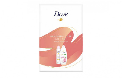 Set Dove Renewing Care: Antiperspirant Spray Invisible Care, 150 ml + Gel De Dus Sweet Peony, 250 ml foto